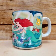 Disney's The Little Mermaid Coffee Mug Tea Cup - Made in Japan - Vintage 90s  picture