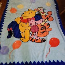 84×61 Huge World Class Mink Blanket Plush Vintage Winnie-the-Pooh picture