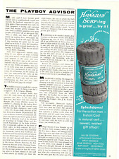 1972 Print Ad  Hawaiian Surf Eau De Cologne After Shave Spray Scarf Essence Talc picture