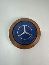 Vintage Mercedes Coasters In Wood Holder picture