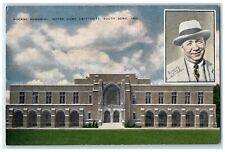 c1940 Rockne Memorial Notre Dame University Knute South Bend Indiana IN Postcard picture