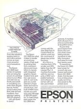 1987 Epson Printers Inside View Of GQ-3500 Laser Print Vintage Photo Print Ad picture