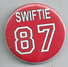 Retro Repro Taylor Swift Travis Kelce Swiftie 87 KC Chiefs button 2.25