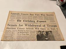 JUNE 23 1971 CLARKSBURG west virginia newspaper-viet war stories ban picture