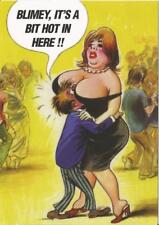 Bamforth Saucy Postcard BLIMEY, ITS HOT IN HERE C-42189 Seaside, Dance, Boobs picture