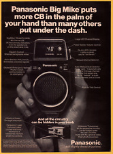 Panasonic Big Mike RJ-3450 CB Radio - Print Ad / Poster Promo Art 1977 picture