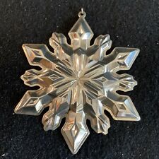 VINTAGE STERLING SILVER CHRISTMAS HOLIDAY TREE ORNAMENT GORHAM Snowflake 2002 picture