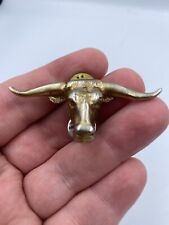 Vintage Pin Long Horn MM Limited Chicago 1980 picture