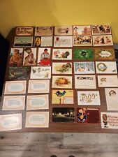 Large Lot of antique post cards 82 vintage early 1900s Unused   picture