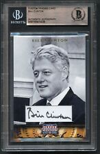Bill Clinton #42 signed autograph Americana Custom Cut Card 42nd President BAS picture