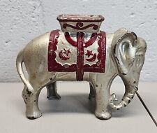 Antique Vtg Cast Iron StillBank A.C.Williams ELEPHANT WITH HOWDAH c1910 picture