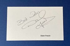 Dawn French Comedian & TV Legend Autographed Signed Card + COA picture