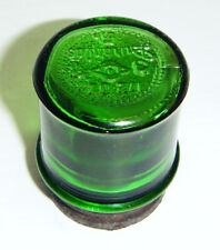 Vintage Duraglas Green 1/2 oz. Jar with original lid picture