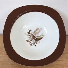 Vtg 1952 Taylor Smith Taylor Conversation Walter Dorwin Teague Leaves Dish Bowl picture