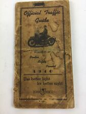 Canton OHIO Vintage Indian Harley Davidson traffic guide 1940 rare collectable picture