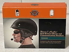 Harley Davidson Boom Audio Half Helmet Music Communication Headset Touring picture