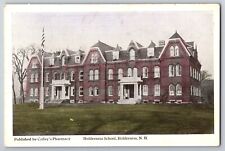 1910? HOLDERNESS, N.H. SCHOOL FOR BOYS. POSTCARD Frank W swallow wb db unposted picture
