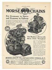 1920 Morse Chain Co. Ad: Hub Boring Machine by Blomquist-Eck Machine, Cleveland picture