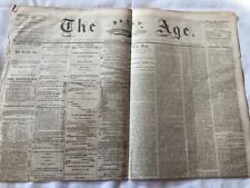 Rare Original 1863 Civil War Newspaper 