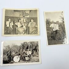 Vintage 1951 Black and White Photo The Musical Notes Band Jersey City and others picture