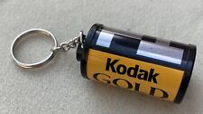 Vintage Kodak Gold 35mm Film Canister Key Chain picture