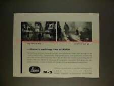 1957 Leica M-3 M3 Camera Ad - Any Time Of Day Anywhere picture