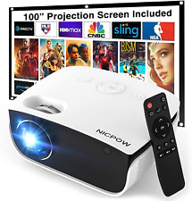 Outdoor Projector, Mini Projector with 100