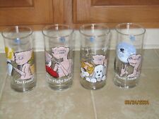 Complete Set of Four 1982 E.T. The Extra-Terrestrial Limited Edition Glasses, picture