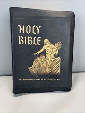 The Holy Bible Spiritual Harvest Edition Authorized King James Version 1955 VTG picture