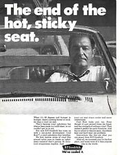 1969 Vintage Print Ad B.F. Goodrich End of the Sticky Seat Cool Knit Technology picture