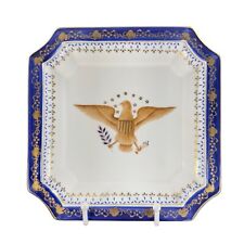Vintage Andrea by Sadek Federal Eagle Porcelain Plate Dish Ashtray Ceramic VTG picture