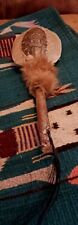 **AWESOME  OLD COUSHATTA KOASATI HAND MADE  SHAMAN SHELL RATTLE RARE VERY NICE* picture
