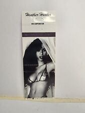 Vintage Matchbook Cover - HEATHER HUNTER 900 Porn Star Adult Video Actress picture