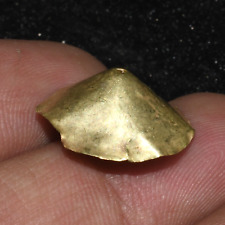Genuine Ancient Roman Solid Gold Button Ornament Circa 1st - 2nd Century AD picture