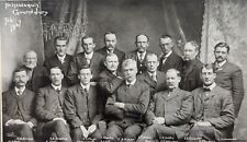 Antique 1907 Piscataquis Maine Grand Jury Superior Court Cabinet Photo Card picture