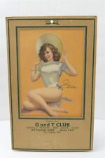 Vintage Pin Up Girl 1950s Advertising Kafka Art G & T Club San Francisco CA picture