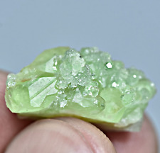 14.90 CT Natural Beautiful Light Green Demantoid Garnet Crystals On Matrix @ AFG picture