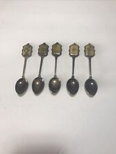 Vintage ARS Edition Hummel Spoons Silver Plate 1980’s Lot Of 5 - 5” picture