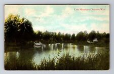 Cheyenne WY-Wyoming, Lake Minnehaha, Antique c1908 Vintage Souvenir Postcard picture