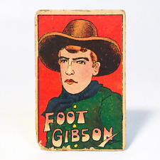 1920s Hoot Gibson Japanese Menko Card Vintage Edmund Richard 