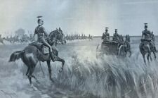 1899 British Army Maneuvers English Channel  illustrated picture