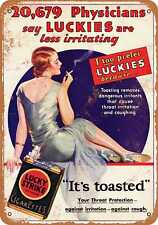Metal Sign - 20,000 Physicians for Lucky Strike - Vintage Look Reproduction picture