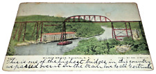 1905 NEW YORK CENTRAL NYC WILBUR BRIDGE KINGSTON POST CARD picture