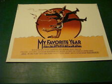 vintage Original 1/2 sheet poster: 1982 MY FAVORITE YEAR peter o'toole, harper picture
