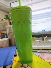 All Saints' Day Gift STARBUCKS Slime Green Glow In The Dark Tumbler Cup 24oz US picture