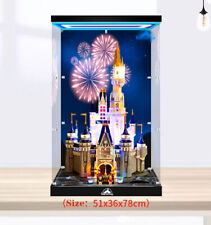 UV Printed Theme LED Display Case For LEGO 71040 The Disney Castle Top quality picture