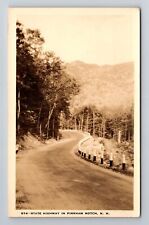 Pinkham Notch NH-New Hampshire RPPC, State Highway, Antique Vintage Postcard picture