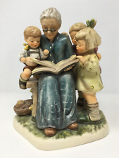 Goebel Hummel 620 A Story from Grandma Figurine Chip on Ponytail picture