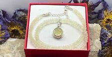 126 CTs libyan desert glass necklace picture