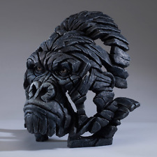 Gorilla Bust Edge Sculpture Figure Evocative - Marble Castings Blend picture